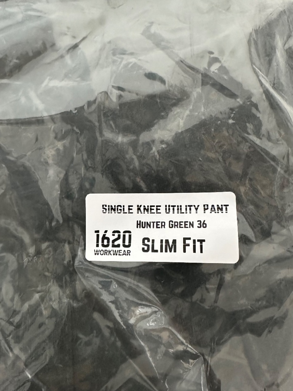 1620 Workwear Single Knee Utility Pant Size 36